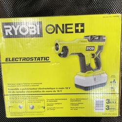 NIB Ryobi ONE+ 18V Cordless Handheld Electrostatic Sprayer Kit with (1) 2.0 Ah Battery and Charger