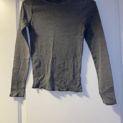 Long Sleeve Shirt Grey XS