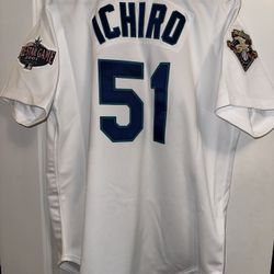 Brand new Ichiro Seattle Mariner Large Jersey Mitchell & Ness