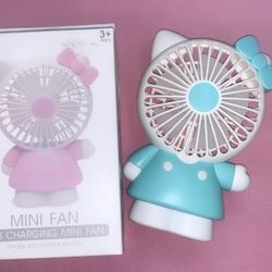 Eyelash Extension Hello Kitty Handheld Fan