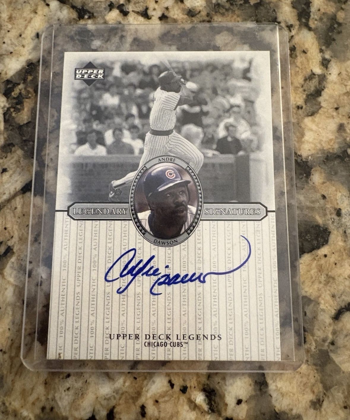 2000 Upper Deck Legends #S-AD Andre Dawson Legendary Signatures