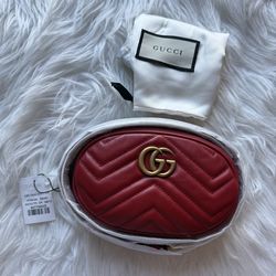 Authentic GUCCI GG MARMONT DSVRT Waist bag 75cm