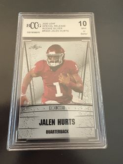 Jalen Hurts Alabama Rookie Card