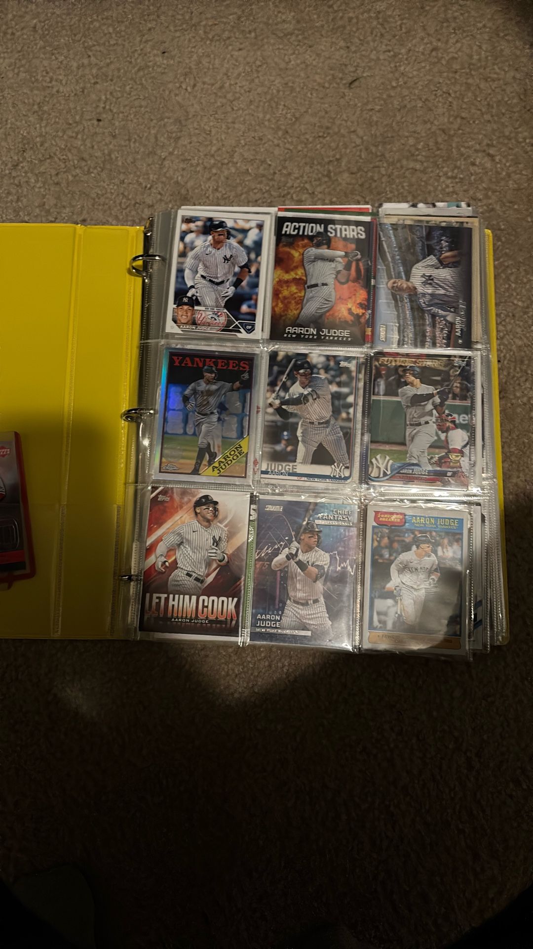Aaron Judge Baseeball Cards