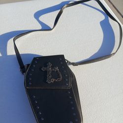 Coffin Goth Fun Crossbody Purse