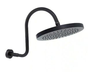 Modona 1-Spray 10 in. Single Wall MountHigh Pressure Fixed Shower Head in Rubbed Bronze