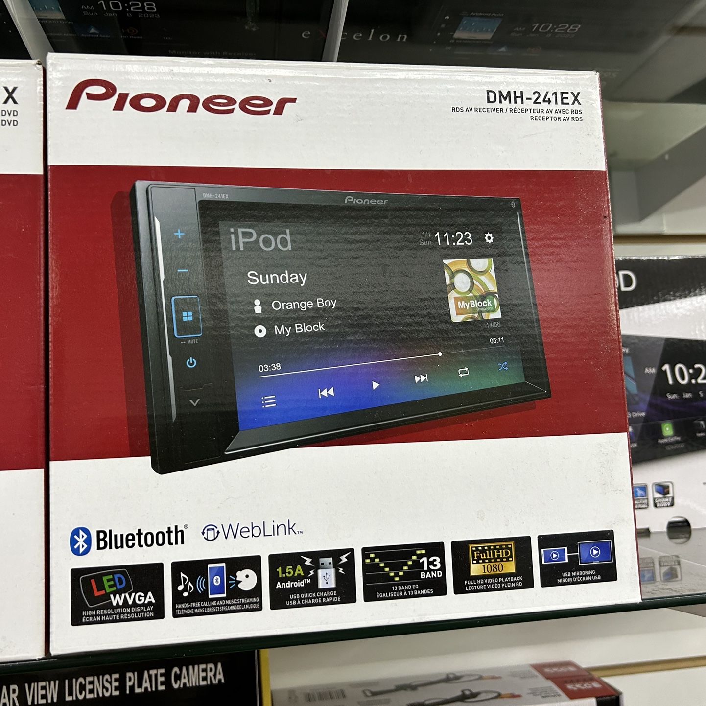 Pioneer Bluetooth Touchscreen Double Din Stereo System