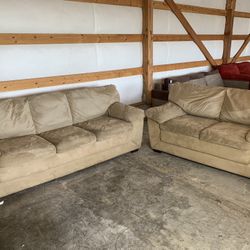 Tan Couch Set “WE DELIVER”