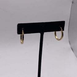 14k 1.2 G hoop earrings