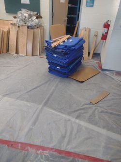 Lots of moving blankets can be used for anything