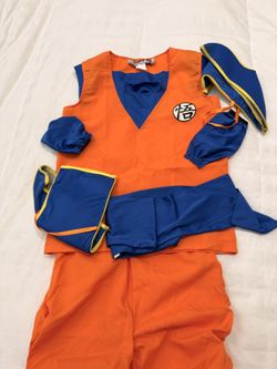Goku Costume Kids XL With Wig