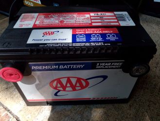 AAA Premium group 78 side post car truck battery perfect condition