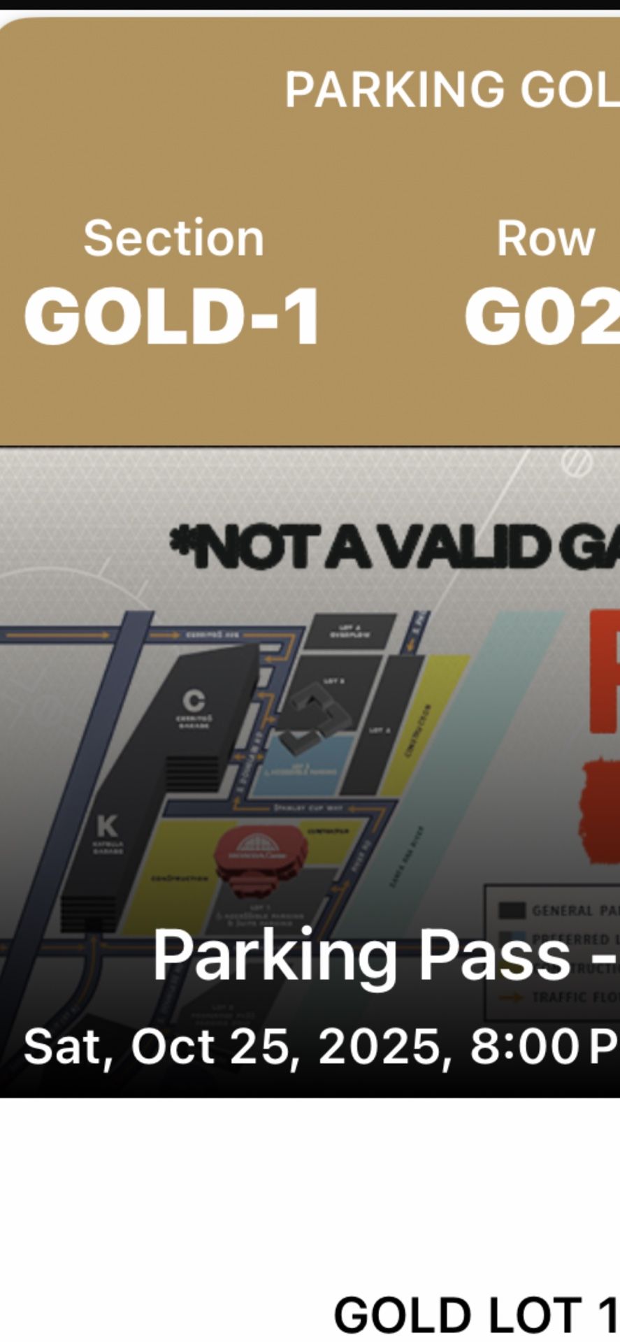 Intocable VIP parking Honda LOT 1