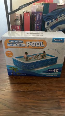 Nattork Inflatable Swimming Pool for Kids and Adults
