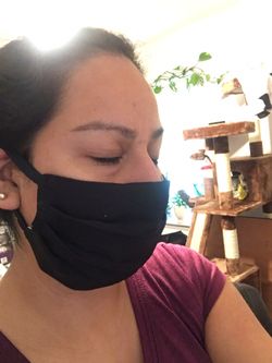 Support a small business! BLACK Double layer masks