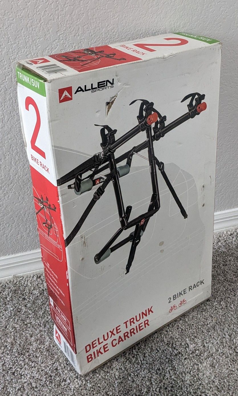 Deluxe 2 Bike Trunk Mount Rack Bike Carrier