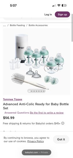 Tommee tippee Anti-Colic Baby Bottle Set