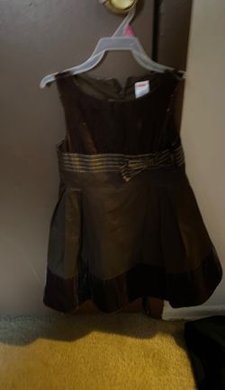 Dark brown girls dress