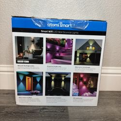 2 Atomi Smart Wifi Led Wall Sconces