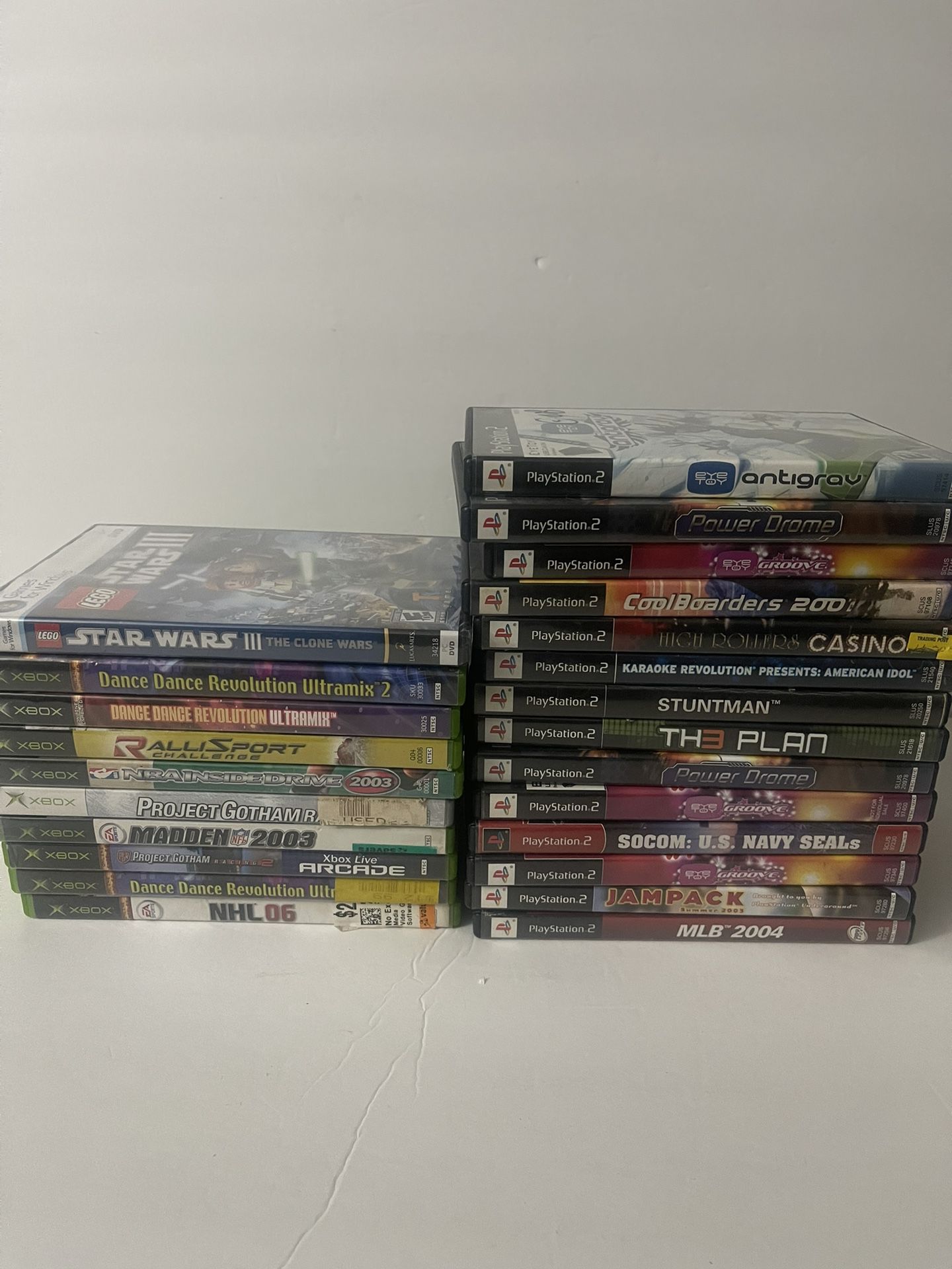 Ps2 And Xbox Game Lot Some Need Resurfacing Some Don’t 