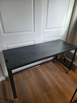 CB2 Metal Desk on Casters