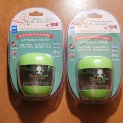 Binky Fresh Uv Pacifier & Bottle Sanitizer New Set Of 2