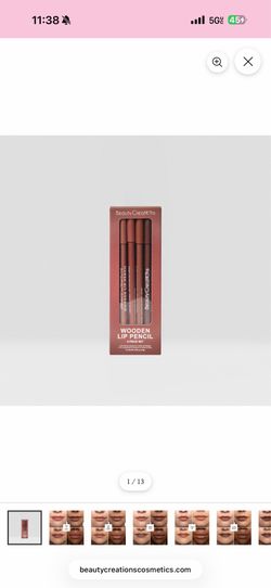 6pc lip pencil - brown shades