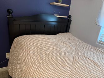 Full size black bedroom set
