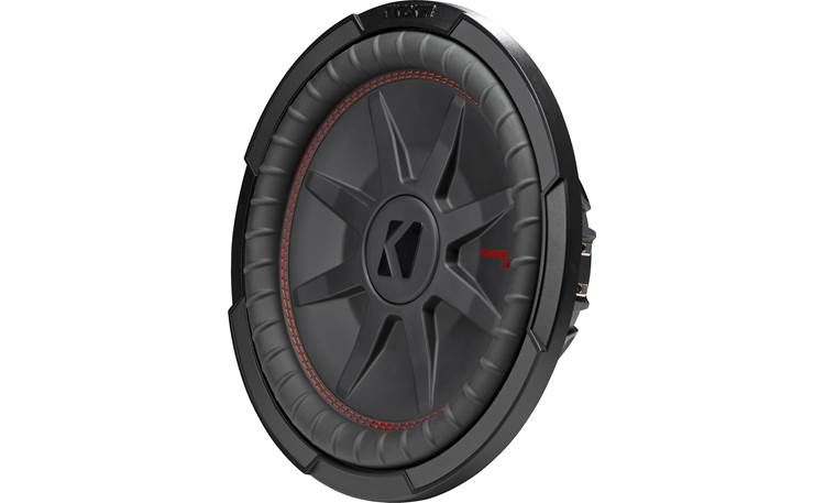 Kicker 48CWRT124 CompRT Series shallow-mount 12" subwoofer with dual 4-ohm voice coils