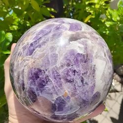 Amethyst Sphere Ball W/ Stand 7.6 Lbs
