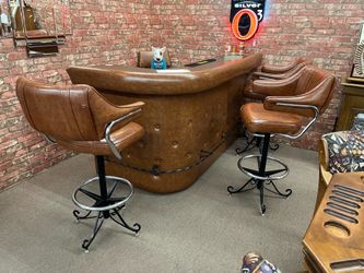 Vintage 1970s Bar Set