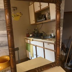 Antique Mirror - Conant Ball Company Boston 1(contact info removed)