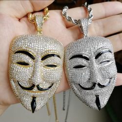 Pendant Gold Plated / Silver Plated With Cubic Zirconia 