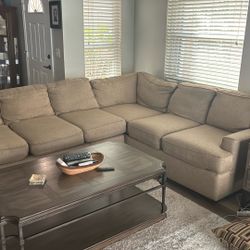 Beige Sectional Sofa