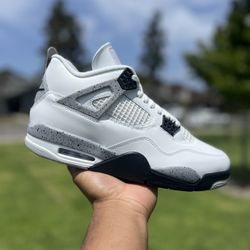 nike air jordan 4 white cement size 11.5/12/13 deadstock ds brand new og all included 