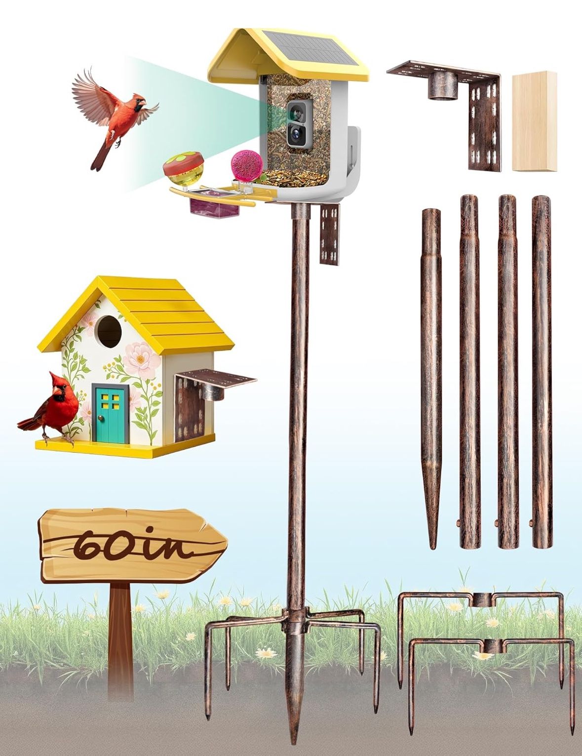 Bird Feeder Pole
