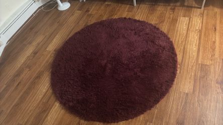 A purple rug