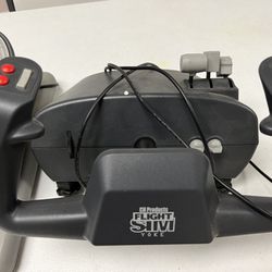Flight sim Pro Pedals And Yoke With Controls