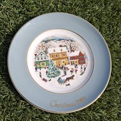 Avon 1980 Christmas Plate