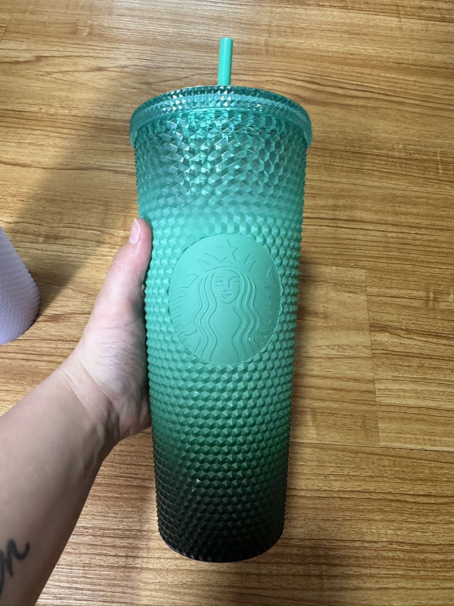 Starbucks 2022 Green Mint Ombré Gradient 24oz Venti