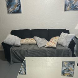 Small Black Couch