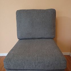 Gray Upholstered Chair 