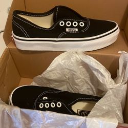 Size 13 Kids Canvas Black Vans