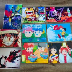 Custom Anime prints, posters. Stickers - PONYO - Spirited Away - Tokyo Ghoul - One Piece
