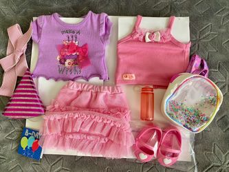 Birthday Dress up Fun for 18” American Girl MLA & Our Generation Dolls