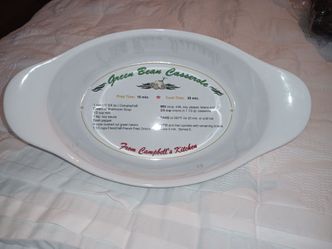Collectable 2005 Campbell's Soup Green Bean Casserole Baking Dish