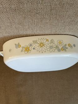 CORNINGWARE YELLOW DAISY FLORAL BOUQUET