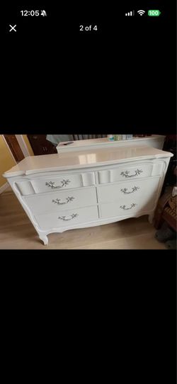 White dresser