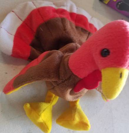 The Beanie Babies Collection Rare Gobbles Turkey