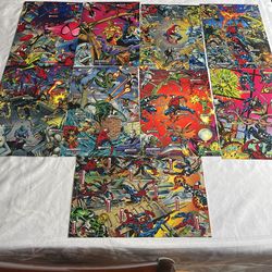Marvel Spider-Man  1st Edition 1994 6 1/2x10 Set Of 9 Cards